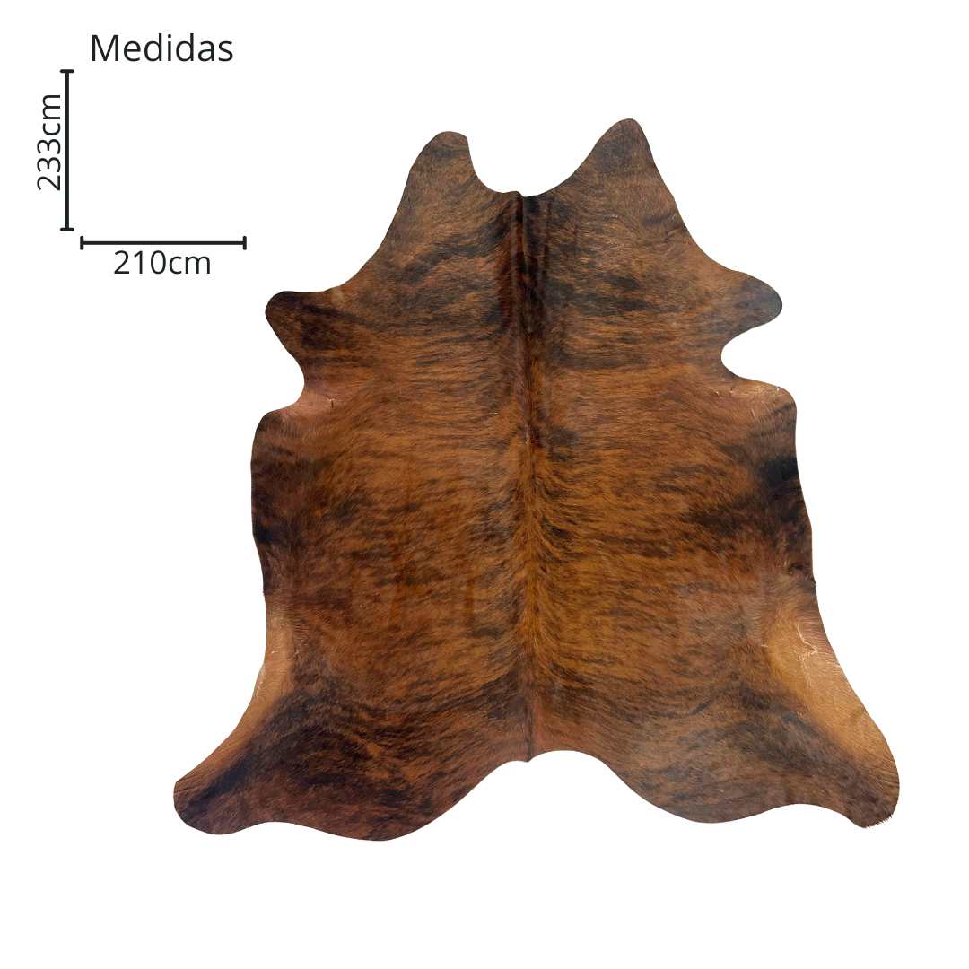 Tapete Bovino Natural Brazino Escuro I BZE016