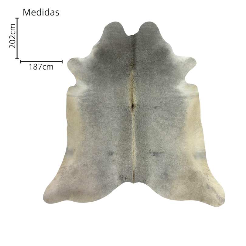 Tapete Bovino Natural Gris I G010