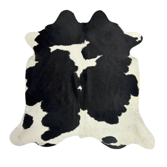 Tapete Bovino Natural Preto e Branco I PB038