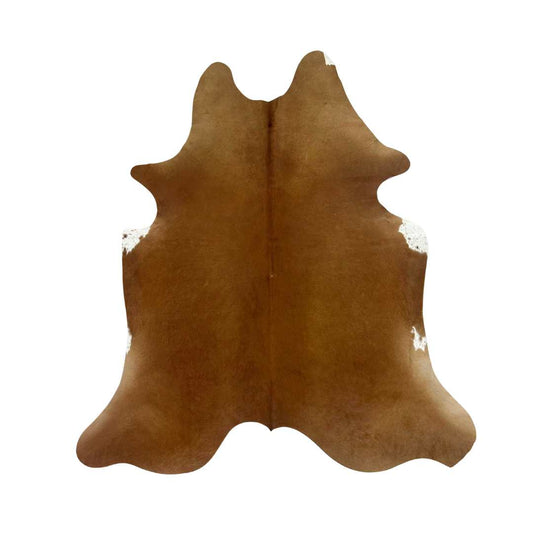 Tapete Bovino Natural Vermelho e Branco I VB067