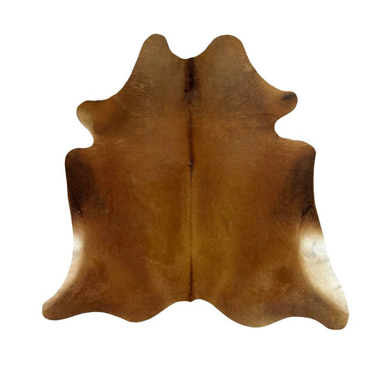 Tapete Bovino Natural Vermelho e Branco I VB068