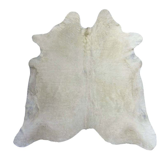 Tapete Bovino Natural Branco I B019