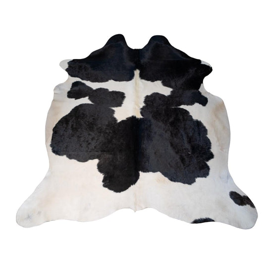 Tapete Bovino Natural Preto e Branco I PB037